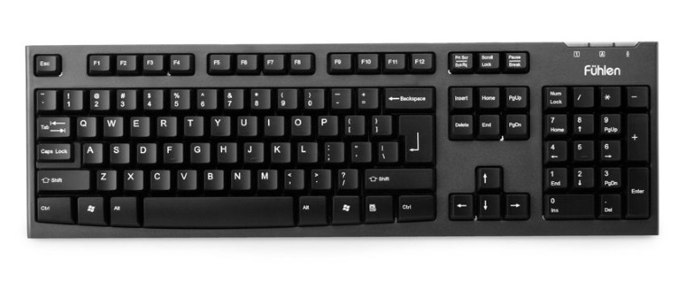 Bàn phím Fuhlen L411 USB Black