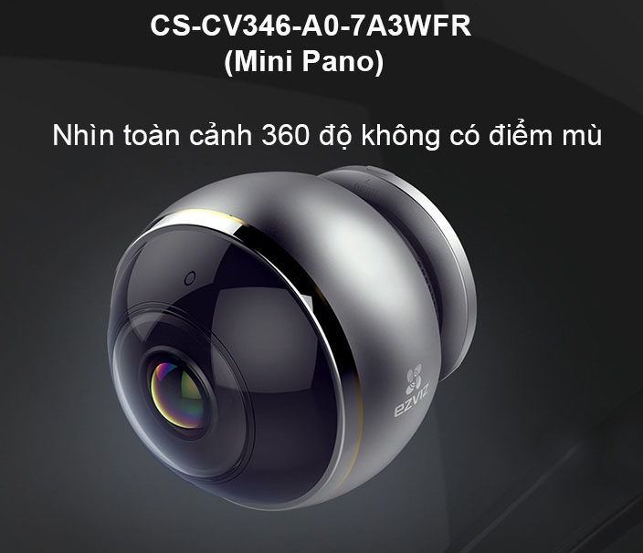 Camera IP Wifi Ezviz C6P CS-CV346 Mini Pano mắt cá 360 (A0-7A3WFR) Camera IP Wifi Ezviz C6P CS-CV346 Mini Pano mắt cá 360 (A0-7A3WFR)