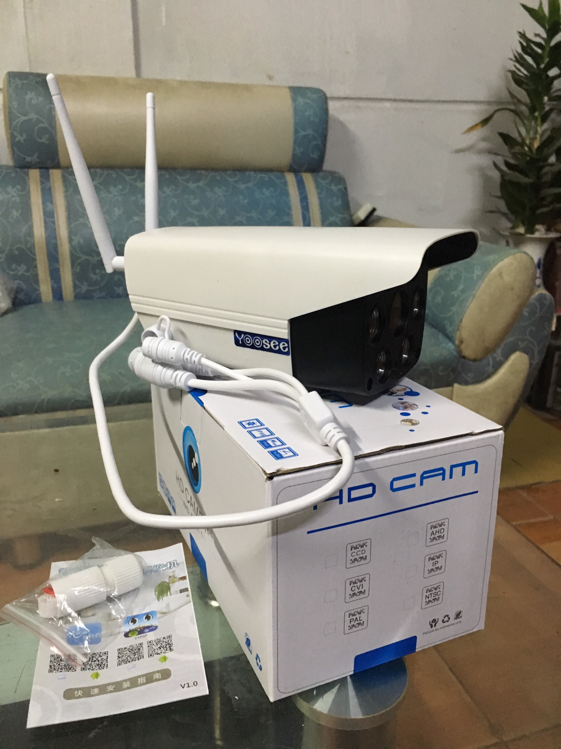 Camera Yoosee Wifi Ngoài Trời 8106A 6 Leb Full HD 1080P - P479206 | Sàn  thương mại điện tử của khách hàng Viettelpost