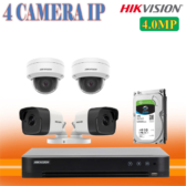 Trọn Bộ 04 Camera Hikvision 4.0MP Chính Hãng Hotline: 0783 55 77 33