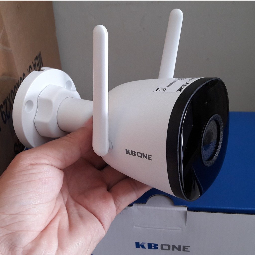 Giá Sập Sàn}Camera IP WiFi Ngoài Trời 2.0Mp KBOne KN-2011WN Model mới KN -  B21 Tích Hợp Mic + Tặng Kèm Thẻ Nhớ Tùy Chọ | Shopee Việt Nam