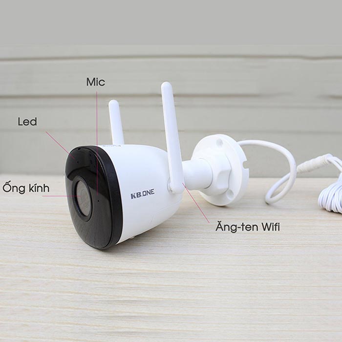 Bán camera wifi thân cố định ngoài trời 2MP KBONE KN-B21 giá rẻ