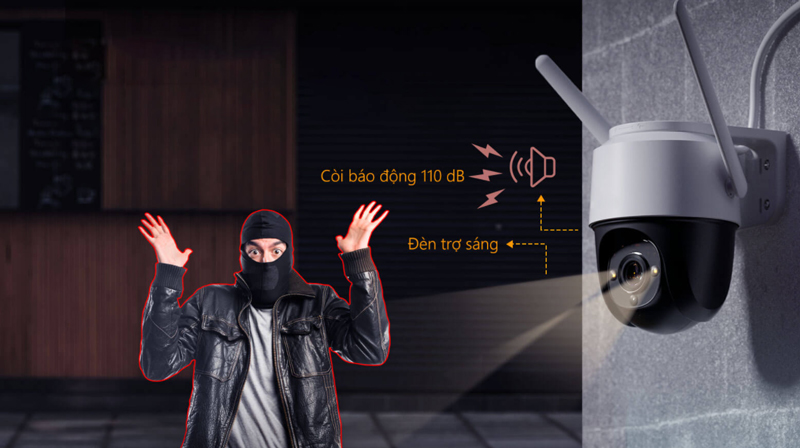 Camera Wifi ngoài trời KBONE KN-S25F chính hãng | Viethansecurity